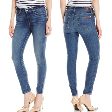 Las mujeres de moda caliente tallas grandes Brand Skinny Deinm Jeans